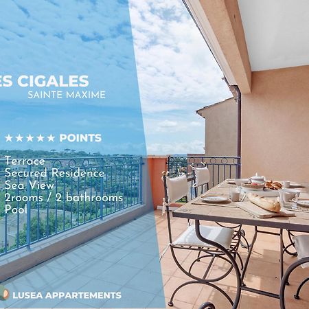 Appartement Les Cigales, Superbe Vue - Golfe De Sainte-Maxime Extérieur photo