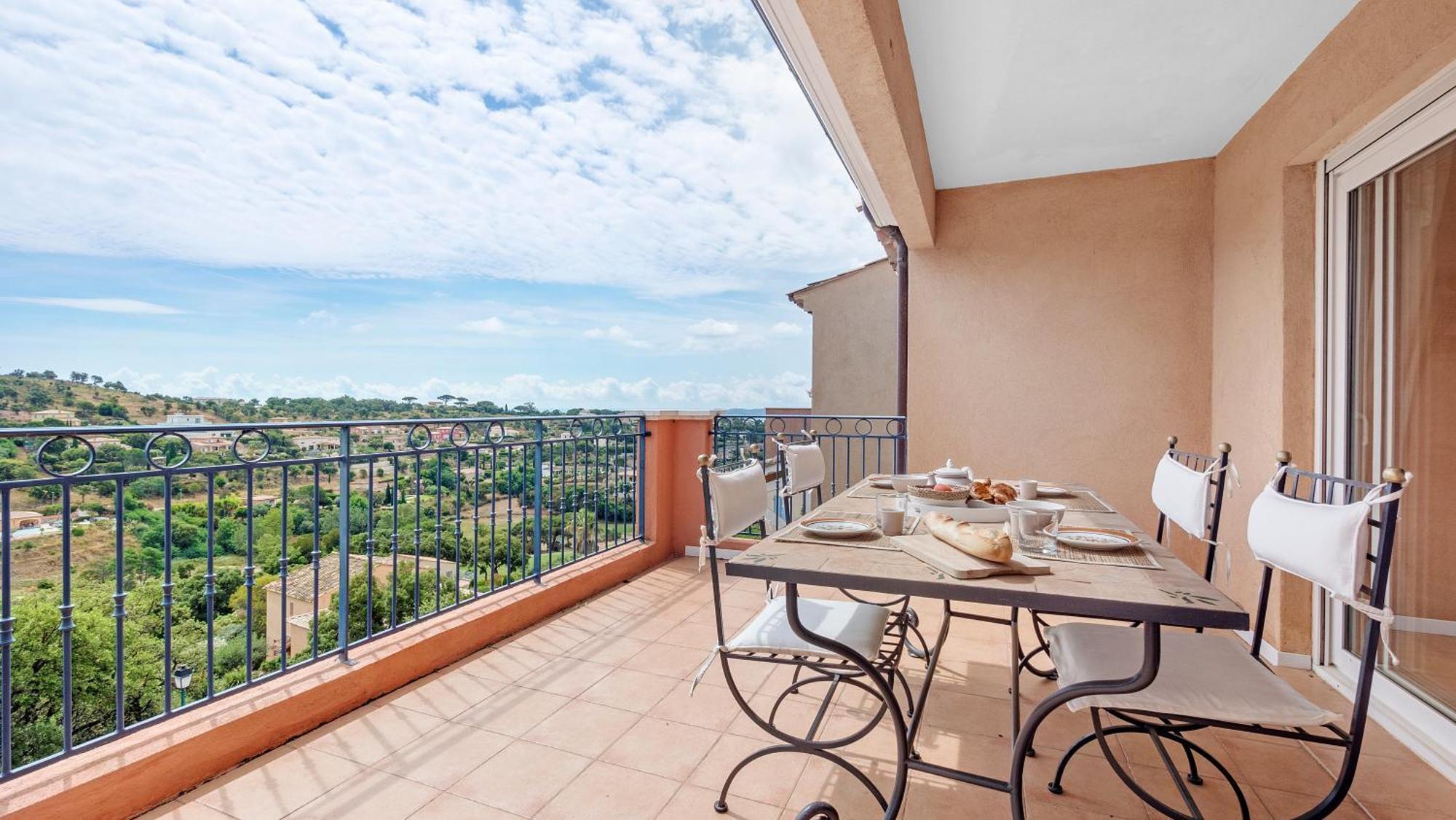 Appartement Les Cigales, Superbe Vue - Golfe De Sainte-Maxime Extérieur photo